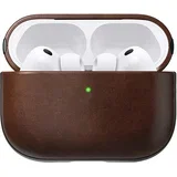 Ohišje za AirPods 4, model Modern Leather, odporno na udarce, Rjava, (5000227520)