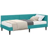 vidaXL Kotni okvir postelje z matrico Drugo 2 pcs Turkizna Žamet, (5000123445) | Shoptok.si