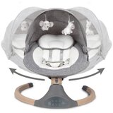 Kidwell Luxi 2u1 električna stolica za ljuljanje, sivo-smeđa | shoptok.hr