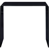  Stolić za kavu crni 50 x 50 x 45 cm od kaljenog stakla | shoptok.hr