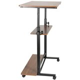 MID.YOU Pisalna Miza Workstation Ii, Črna, Hrast | Shoptok.si