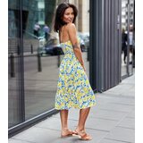UR/CEO Yellow spaghetti strap dress Michelino | Shoptok.si