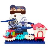 A set of blocks with a car slide, cogwheels on batteries | shoptok.hr