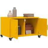  Stolić za kavu boje senfa 68x50x43,5 cm čelik | shoptok.hr