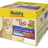 MultiFit Cat Adult Duo Classic riba u želeu Multipack 24x100 g Cijene