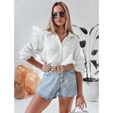 DStreet Koszula damska oversize muślinowa MUSLINEA biała | shoptok.hr