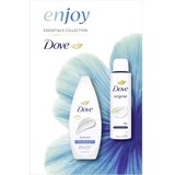 Dove Ženski kozmetički set Enjoy hydrate, Dezodorans 150ml + Gel za tuširanje 250ml Cijene