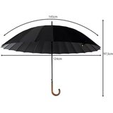 Malatec veliki kišobran s 24 žice od staklenih vlakana, promjer 145 cm | shoptok.hr