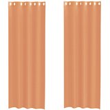 Voile zavjese s ušicama 2 kom terakota | shoptok.hr