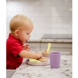 Melii Feeding Set set pribora za jelo Pink, Purple, Grey 3 kom | shoptok.hr