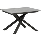 Itamoby   Ganty (90x120/180 cm) - siva, barva nog: antracit - raztegljiva jedilna miza, (20842064) Cene