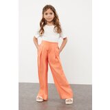 Trendyol Girl's Orange Wide Leg Woven Trousers | shoptok.hr