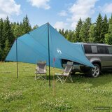 Nadstrešnica za vozilo s krovom Plava 518 x 580 x 215 cm | shoptok.hr