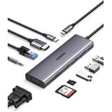 Ugreen USB C hub, 10-v-1 USB-C z dvojnim izhodom za zaslon 4 Slike