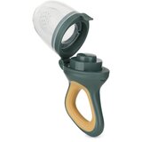 Petite&Mars Silicone Food Feeder 6m+ duda za hranjenje in grizalo Green&Ochre 1 kos | Shoptok.si