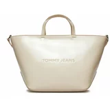 Tommy Jeans Ročna torba Tjw Ess Must Mini Tote Seasonal AW0AW16268 Écru