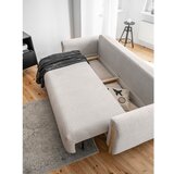 ELTAP Bež sklopiva/s prostorom za odlaganje sofa od bouclé tkanine 244 cm Arcadova – | shoptok.hr