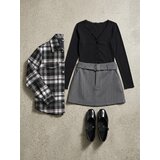 Sinsay Bluza s čipkom i dugim rukavima | shoptok.hr