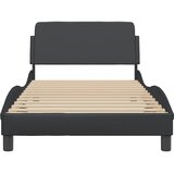  Okvir za krevet Dover crni 100 x 190 cm od umjetne kože | shoptok.hr
