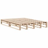  Okvir kreveta bez madraca 135 x 190 cm od masivne borovine | shoptok.hr