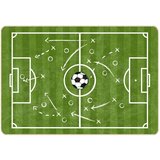 vidaXL Otroška preproga zelena 160x230 cm nogometno igrišče pralna | Shoptok.si