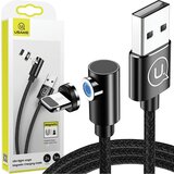Usams USB-A/LIGHTNING KABEL 1M KOTNI MAGNETNI ZA IPHONE ČRN, (21980350) | Shoptok.si