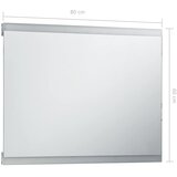  Kupaonsko LED zidno ogledalo sa senzorom na dodir 80 x 60 cm | shoptok.hr