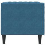  Fotelja Chesterfield plava baršunasta | shoptok.hr