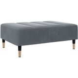 vidaXL Stolček za noge temno siv 77x55x31 cm žamet | Shoptok.si