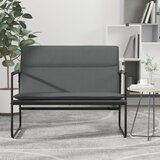  Klupa tamnosiva 100 x 64 x 80 cm od tkanine | shoptok.hr