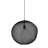 Light & Living mat črna viseča svetilka s kovinskim senčilom ø 50 cm reilley –