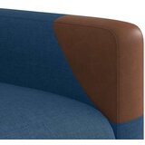 vidaXL Naslanjač modro blago | Shoptok.si