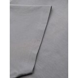 Ombre Men's t-shirt with button neckline and suede trim - grey | Shoptok.si