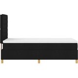  LED Box Spring Krevet s madracem Crna 100 x 200 cm tkanina | shoptok.hr