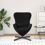  Jajolika fotelja Crna 63 x 73 x 90 cm Baršun | shoptok.hr