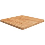  Četvrtasta stolna ploča svjetlosmeđa 50x50x2,5 cm od hrastovine | shoptok.hr