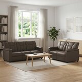  Set sofe 2 pcs Siva Umjetna koža | shoptok.hr