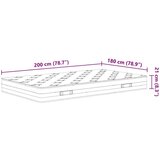 vidaXL Vzmetnica z bonnell vzmetenjem srednja 180x200 cm | Shoptok.si
