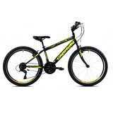 Capriolo dečiji bicikl Rapid 24 crno-žuto Cene