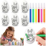  Easter Styrofoam Eggs For Painting Markers Felt-tip Pens Bunny 6pcs | Shoptok.si