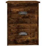  Zidni noćni ormarić boja dimljenog hrasta 41,5 x 36 x 53 cm | shoptok.hr