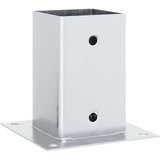 Postolja za stupove kvadratna 12 kom 81x81 mm pocinčani čelik | shoptok.hr