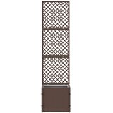  Vrtni rešetkasti saksija Smeđa 35 x 30 x 135 cm Metal | shoptok.hr