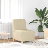  Modularna sofa bez naslona 3 pcs Krema 55 x 74 x 82 cm tkanina | shoptok.hr