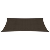  The Living Store Senčno jadro 160 g/m² rjavo 5x7 m HDPE - Senčno Jadro, (21497240) | Shoptok.si