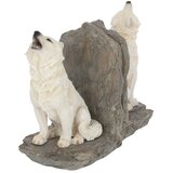 Nemesis Now Wardens of the North White Wolf držači za knjige 20,3 cm | shoptok.hr