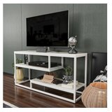 Hanah home Hanah Kućna TV komoda Lorin, 120,2x60x35,2 cm, Bijela | Eponuda.ba