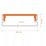  SET 1x LED traka MYLIVING LIGHTSTRIP LED/22W/230V 5 m + 5x ugrađeni profil 1 m | Eponuda.com
