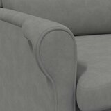  Fotelja Tamno siva 76 x 94 x 102 cm Mikrofibra | shoptok.hr