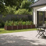  Povišeni vrtni krevet Crna 480 x 80 x 55 cm | shoptok.hr